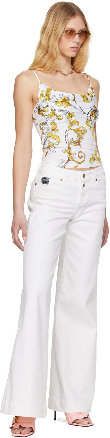 Грижа за обувките Versace Versace Jeans Couture Baroque Buckle Emily Mules Розово | E78VA3S70_E71570, 4
