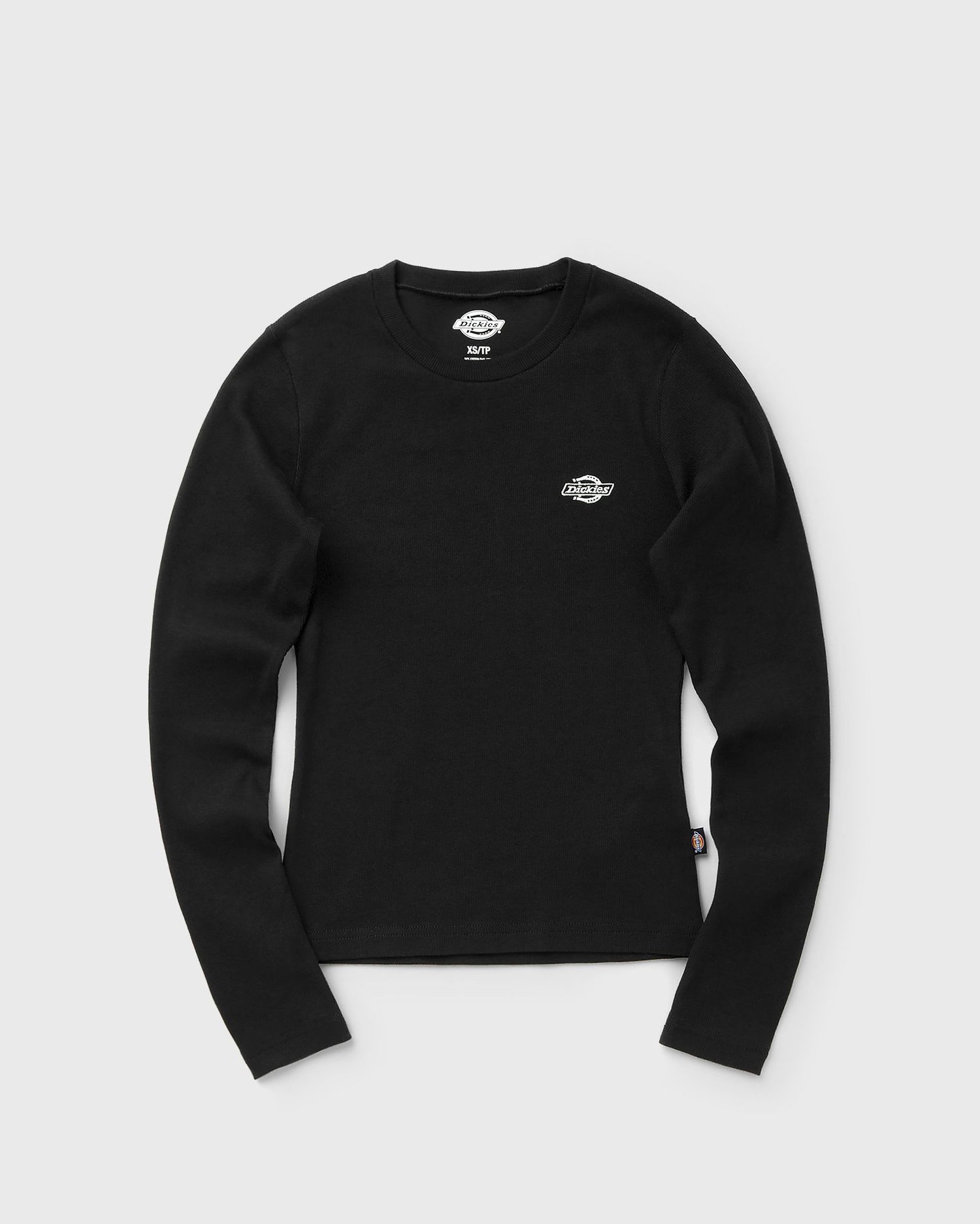 Тениска Dickies Gladeville Ribbed Long Sleeve T-Shirt Черно | DK0A87QABLK1, 1