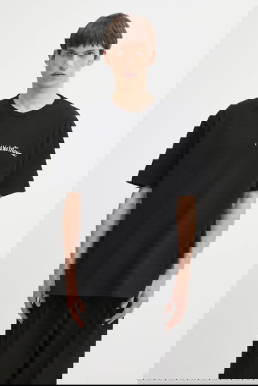 Тениска WACKO MARIA Wacko Maria Cotton T-shirt Черно | 25FW.WMT.WT08, 0