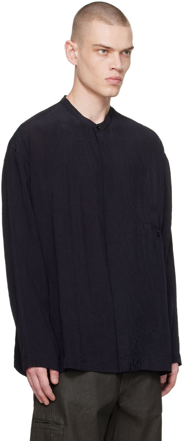 Риза LEMAIRE Lemaire Boxy Shirt Тъмно синьо | SH1076 LF1024, 1