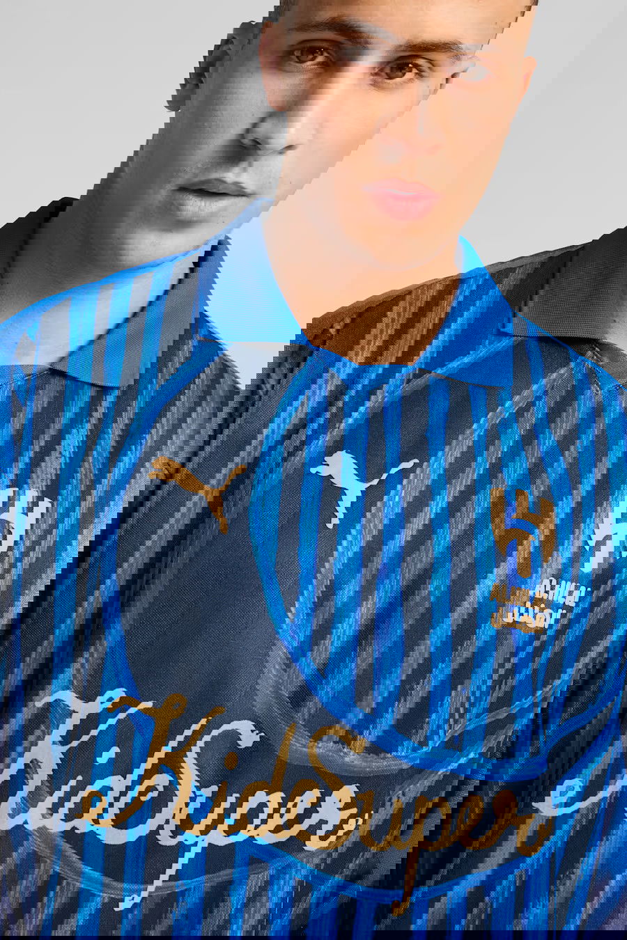 Фланелка Puma Al Hilal KidSuper Retro Long Sleeve Jersey Синьо | 606849-14, 1