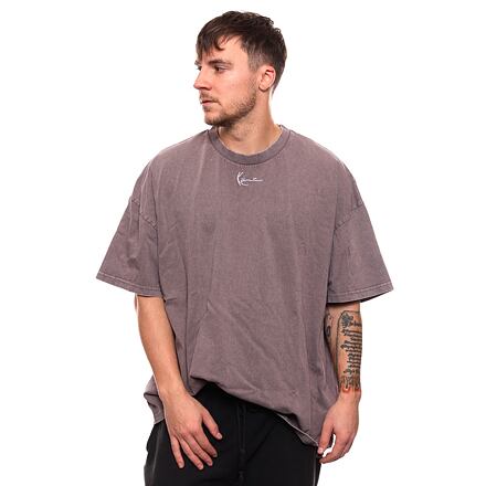 Тениска Karl Kani Small Signature Heavy Jersey Washed Boxy Tee Сиво | KK6069113, 0