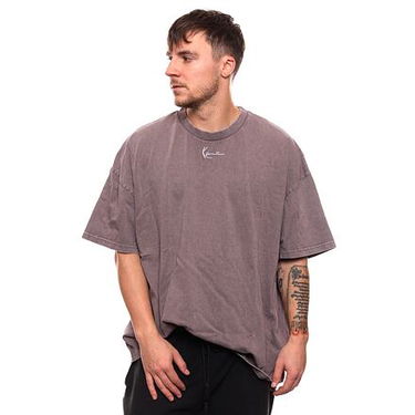 Тениска Karl Kani Small Signature Heavy Jersey Washed Boxy Tee Сиво | KK6069113, 0