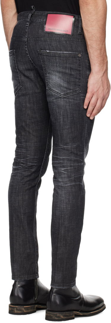 Дънки DSQUARED2 Dsquared2 Easy Wash Skater Jeans Черно | S74LB1617_S30357, 2