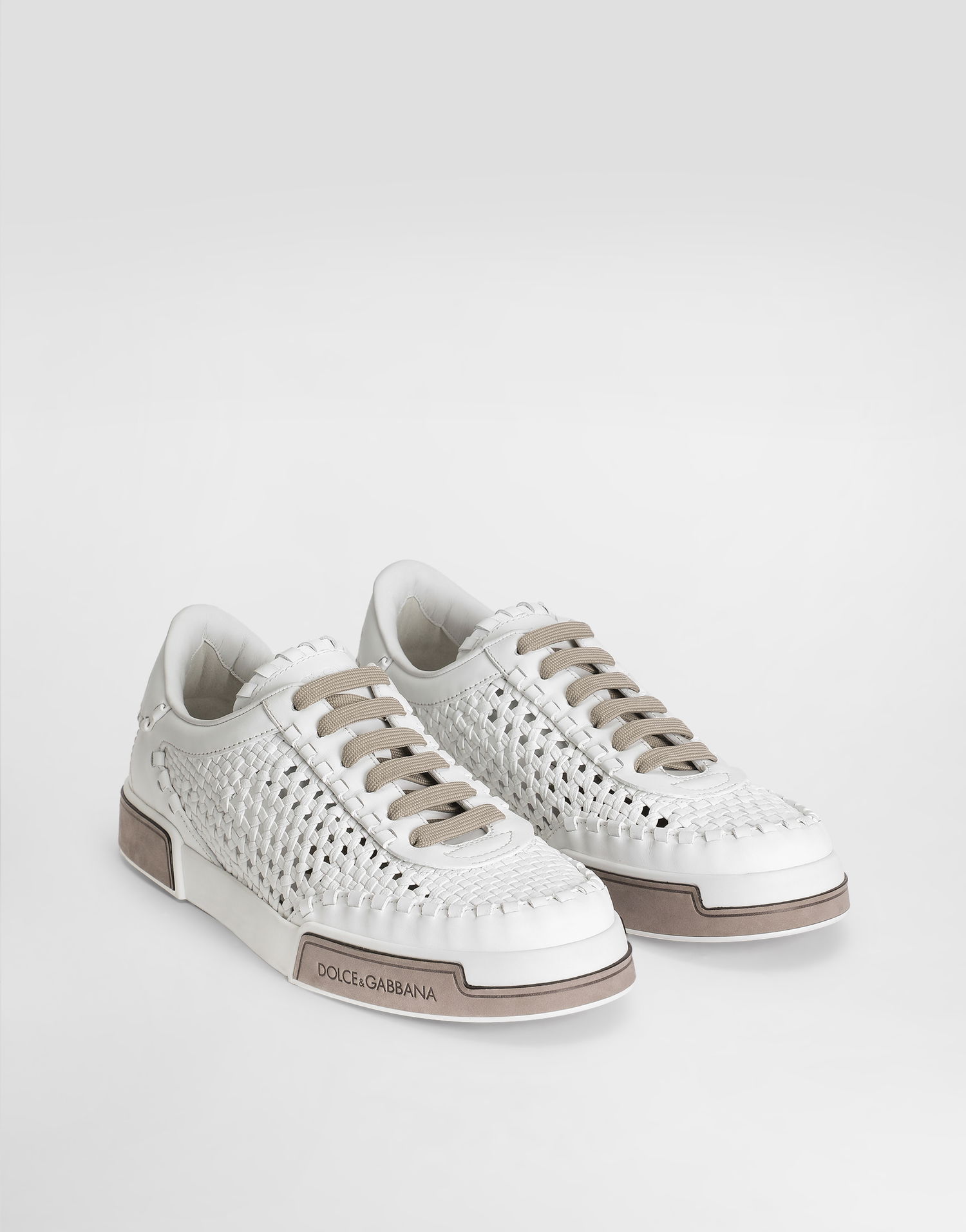 Кецове и обувки Dolce & Gabbana Dolce & Gabbana Portofino Yacht Shoes Бяло | A20195A9T938Z184, 1