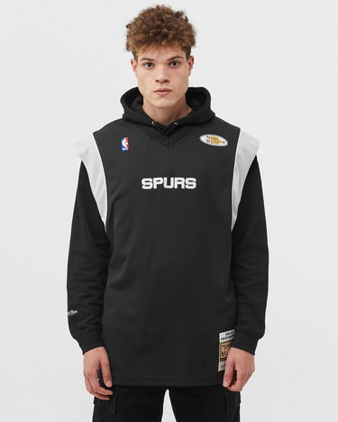 Фланелка Mitchell & Ness NBA Authentic Shooting Shirt San Antonio Spurs 2002-03 Черно | ASSH4938-SAS02PPPBLCK, 1