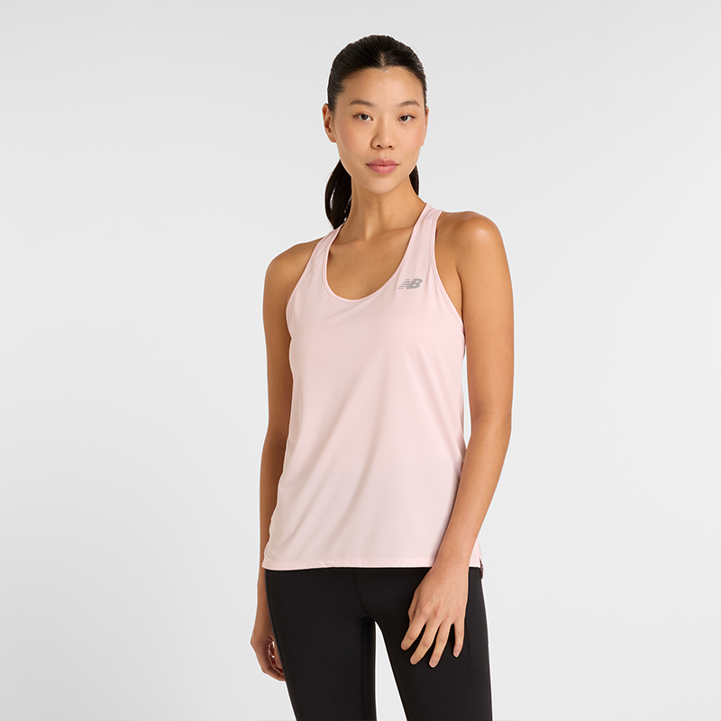 Потник New Balance Women's Pink Running Tank Top Розово | NBWT41220RSG, 0