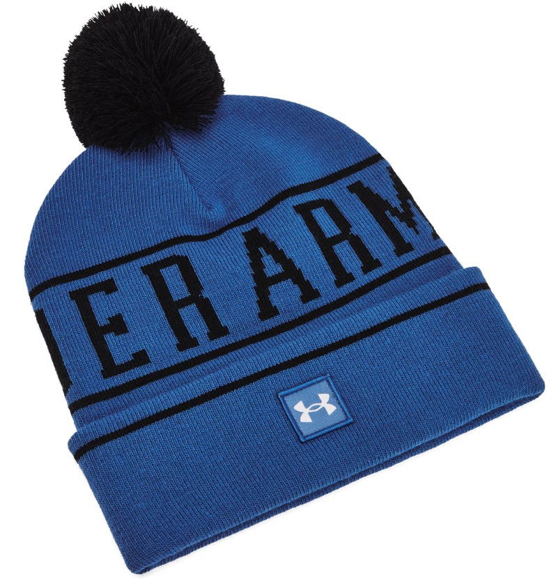 Шапка Under Armour Beanie M Halftime With Pom Синьо | 1386634-432