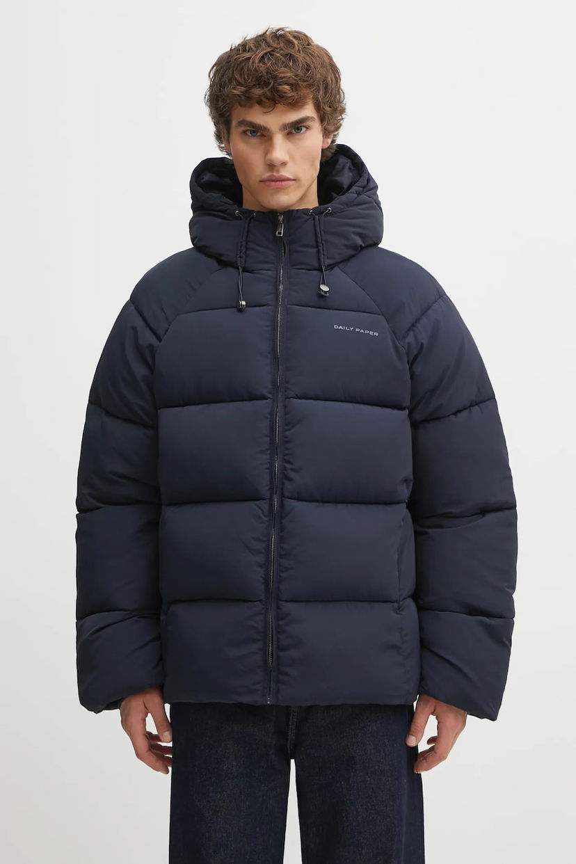 Пухо яке DAILY PAPER Relaxed Winter Puffer Jacket Тъмно синьо | 2522017