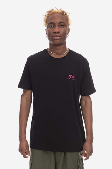 Тениска Alpha Industries Alpha Industries Basic Small Logo T-Shirt Черно | 188505.693, 0
