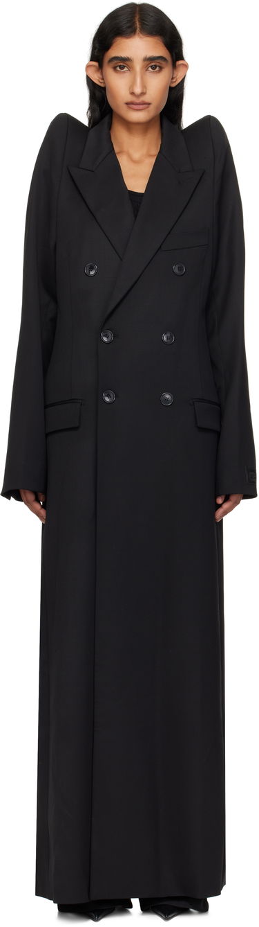 Палта VETEMENTS VETEMENTS Tight Shoulder Tailored Coat Черно | UH76TC900B, 0