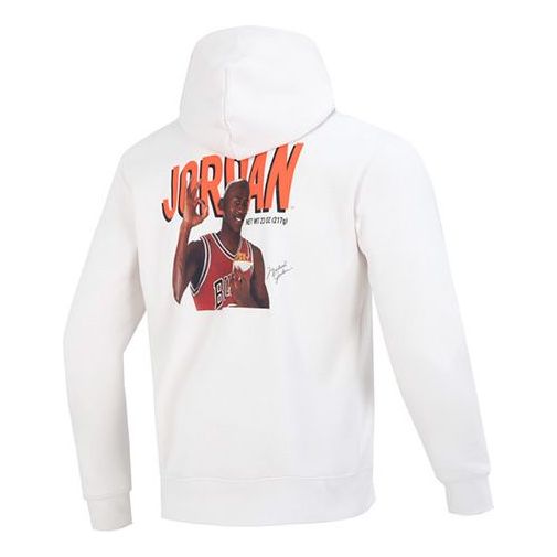 Суитчър Jordan Flight MVP OK Hoodie Бяло | DV7593-030