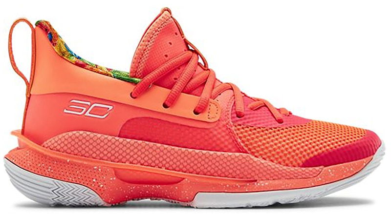 Кецове и обувки Under Armour Curry 7 Sour Patch Kids Peach GS Оранжево
 | 3022113-603, 0