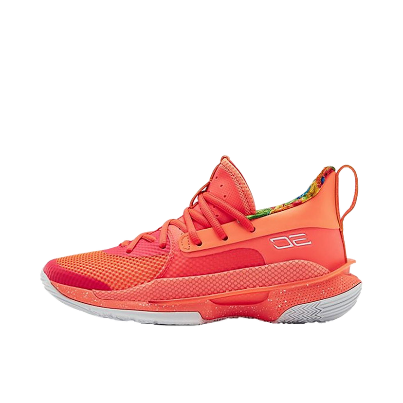Кецове и обувки Under Armour Curry 7 Sour Patch Kids Peach GS Оранжево
 | 3022113-603