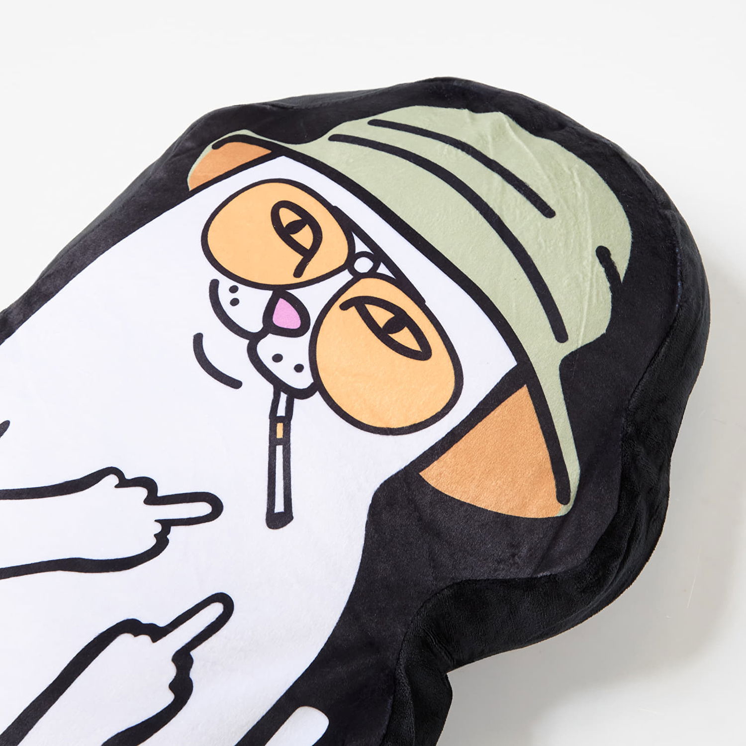 Домашен декор RIPNDIP RIPNDIP Nermal S Thompson Pillow Черно | RNDFALL25178, 1