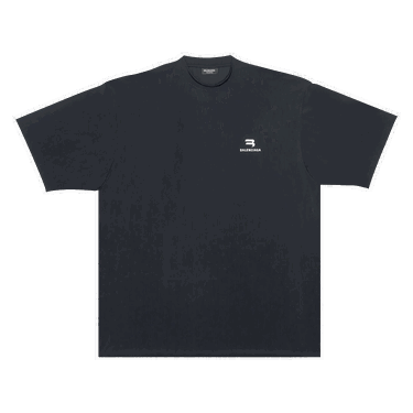 Тениска Balenciaga Sporty B Swim T-Shirt Черно | 657027 4B8B1 1000, 0