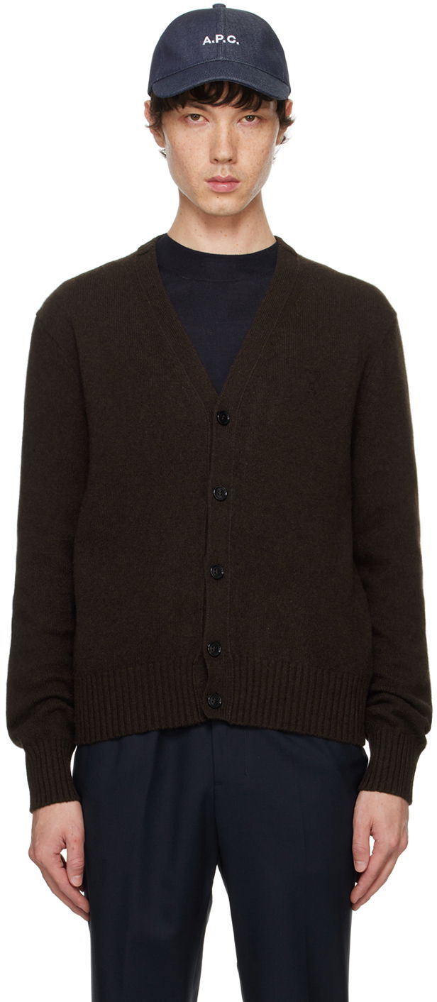 Paris Brown Cashmere De Cœur Cardigan