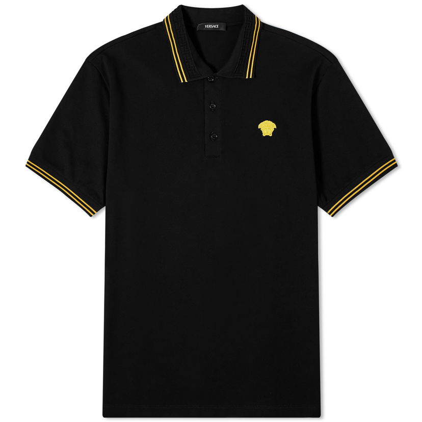 Поло тениска Versace Men's Medusa Polo Black Черно | 1013910-1A09860-1B000