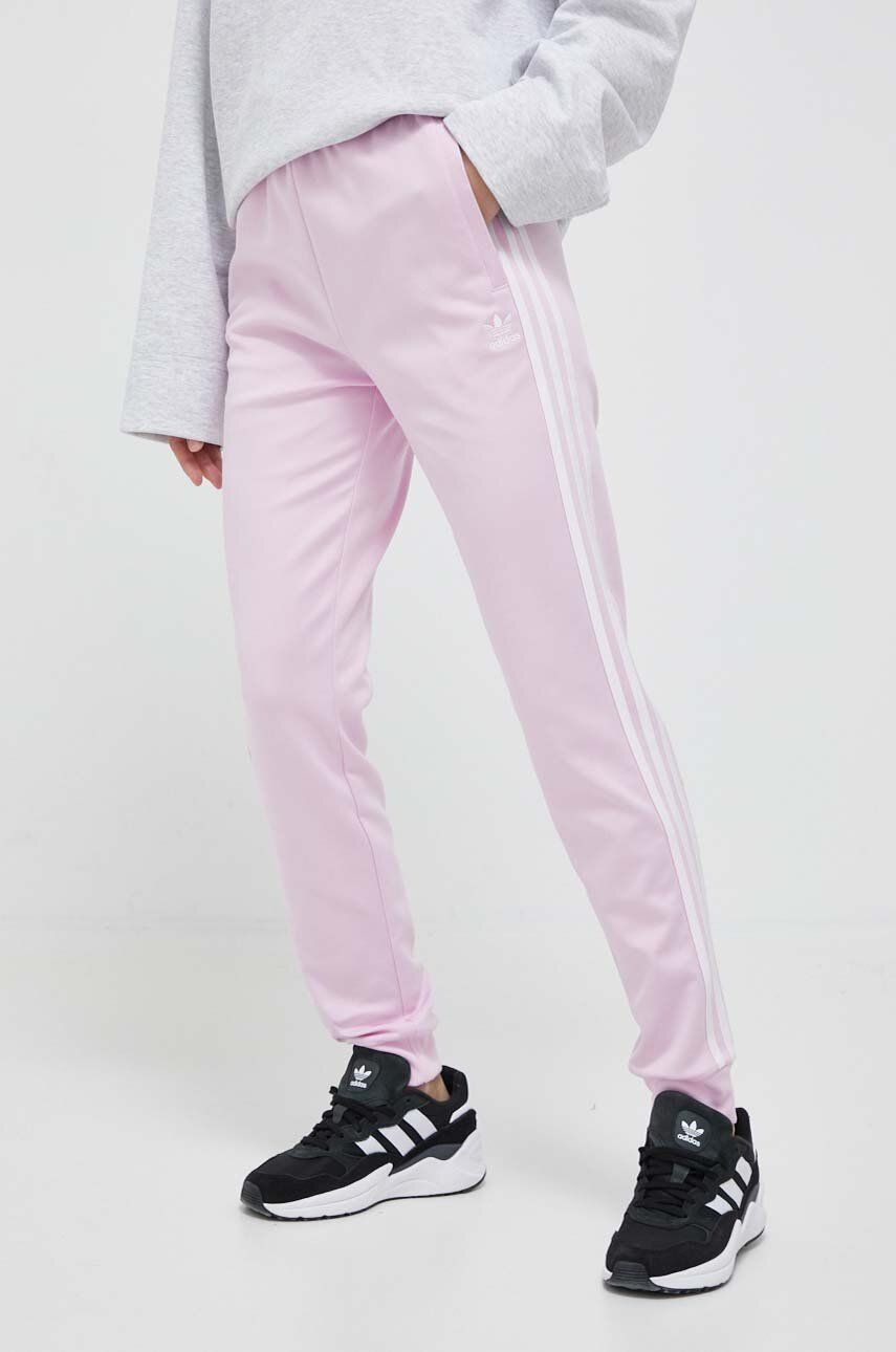 Спортни панталони adidas Originals Adicolor Classics Cuffed Track Pants Розово | IK3859, 0