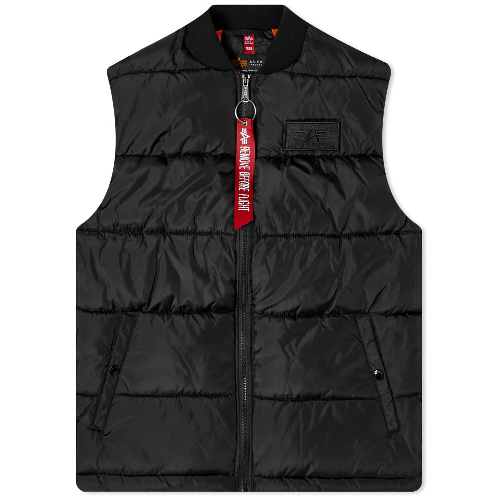 Жилетка Alpha Industries Puffer Vest Черно | 118109-03, 0