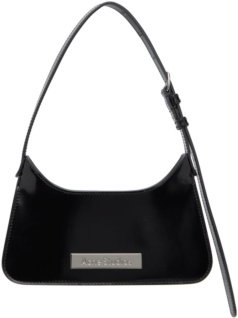 Облекло Acne Studios Black Platt Micro Bag Черно | A10377-