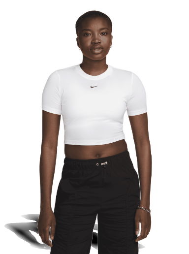 Essential Slim Crop Swoosh Tee