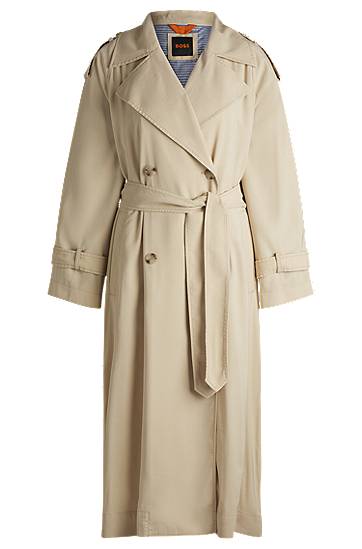 Loose-Fit Trench Coat