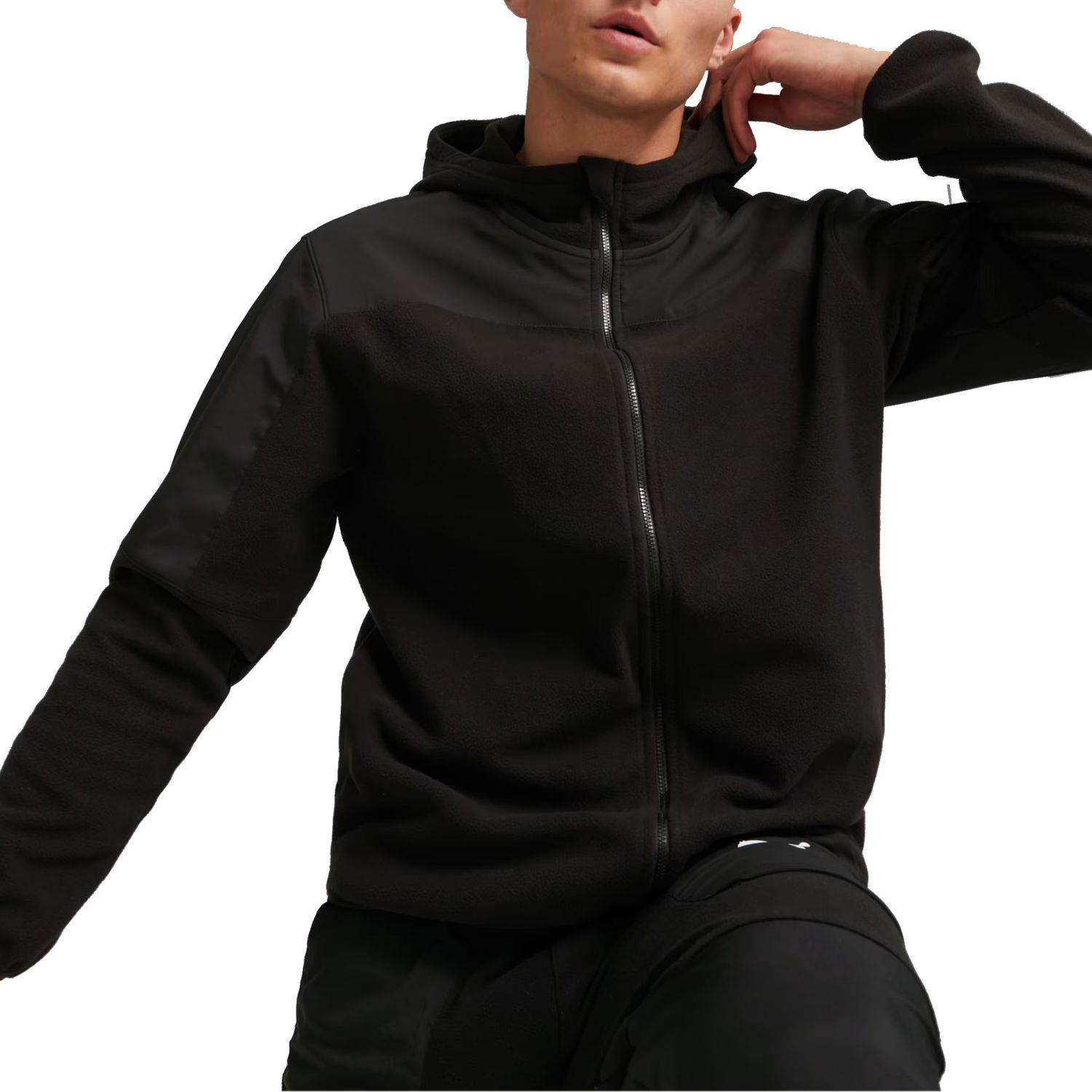 Суитчър Puma Fit Hybrid Polar Fleece Черно | 523891-01, 0