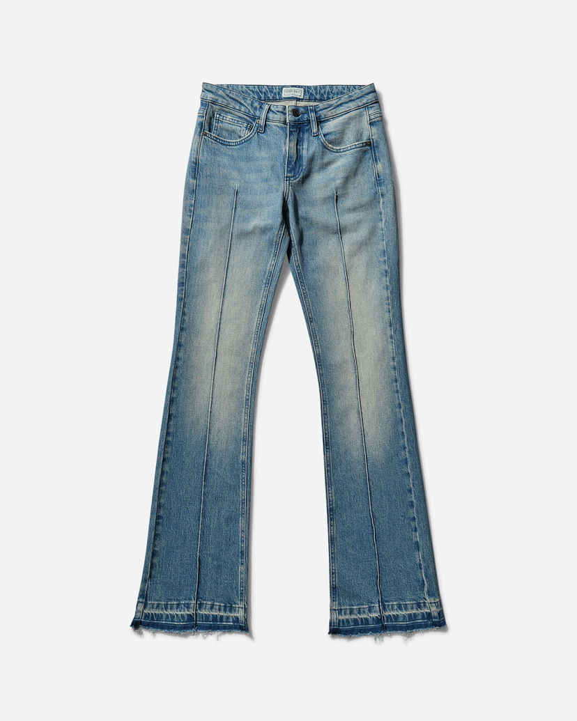 Дънки GUESS Flare Denim Pants Синьо | W4BU18D5AC2 GUUI