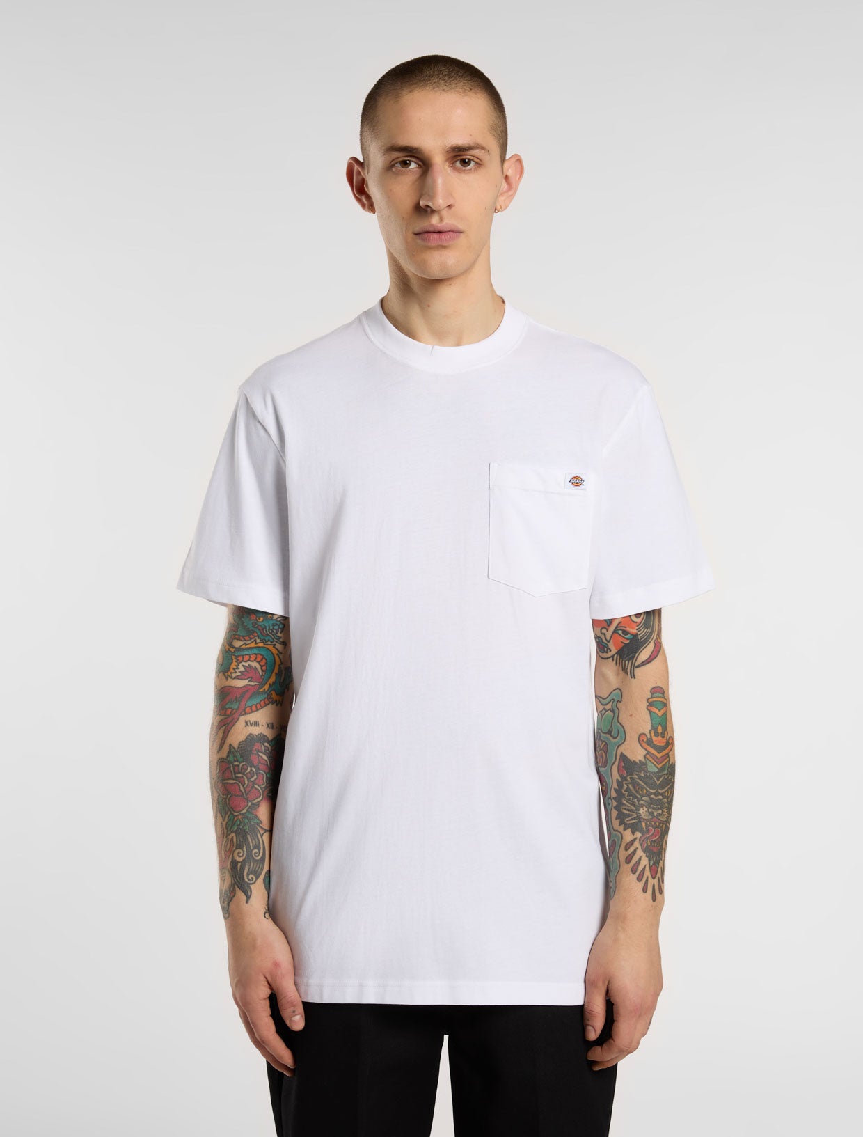 Тениска Dickies Heavyweight Pocket T-shirt Бяло | DK:0WS450:WHX:XL::1:, 0