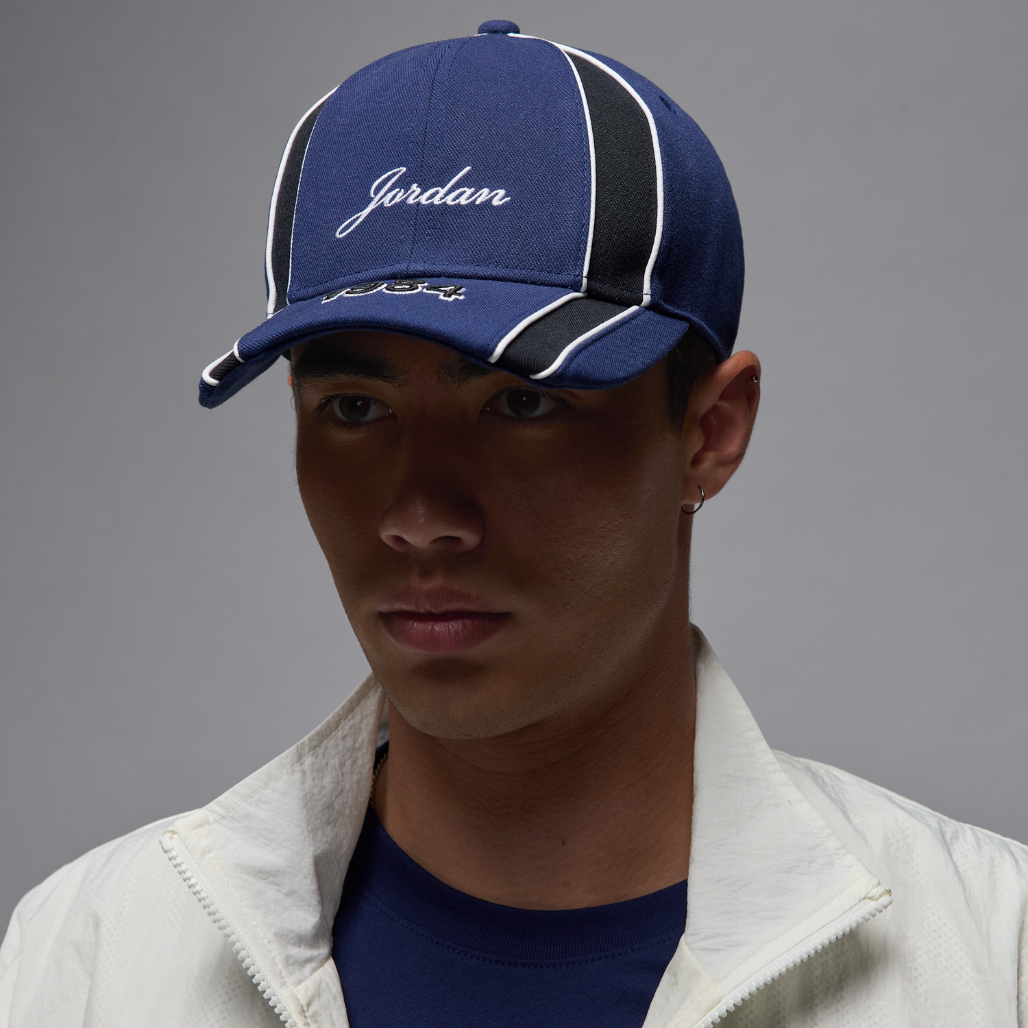 Шапка с козирка Jordan Jordan Rise Structured Cap Тъмно синьо | HJ2449-410, 0