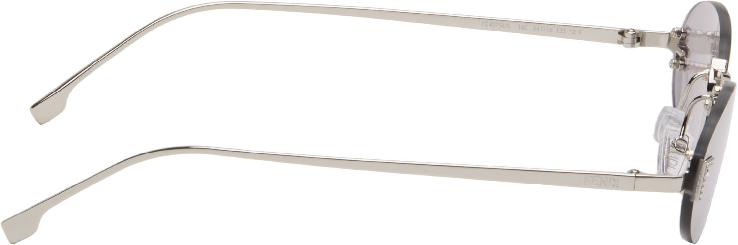 Слънчеви очила FENDI 'Fendi First' Crystal Sunglasses Металик | FE4075US@5416C 840126860436, 1