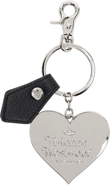 Ключодържатели Vivienne Westwood Mirror Heart Orb Keychain Черно | 8203010XU-OM0009-, 1
