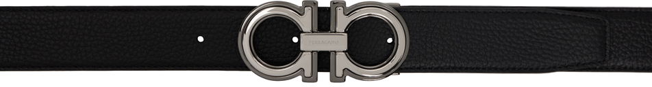Колани FERRAGAMO Reversible Gancini Leather Belt Черно | 734227, 0