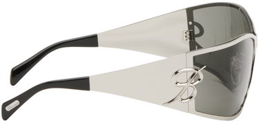 Слънчеви очила Blumarine Metal Wraparound Sunglasses Сиво | P444W268A, 1