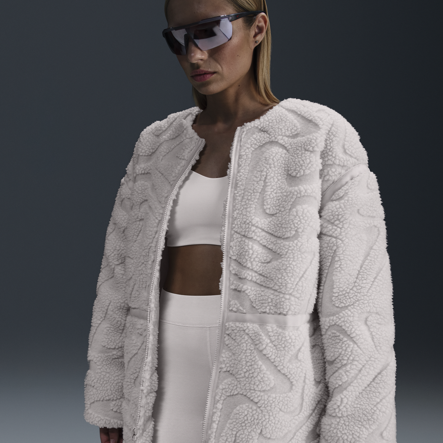 Палта Nike High Neck Fleece Jacket Кафяво | FV8025-104, 0