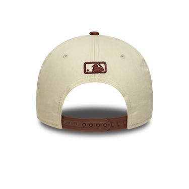 Шапка с козирка New Era Boston Red Sox MLB WS Patch Retro 9FORTY M-CROWN Adjustable Cap Бежово | 60691351, 3