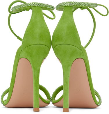 Кецове и обувки Gianvito Rossi Montecarlo Suede Heeled Sandals Зелено | G61408-15RIC-CAM, 1