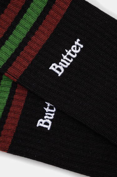 Чорапи Butter Goods Stripe Socks Черно | BG243912, 1