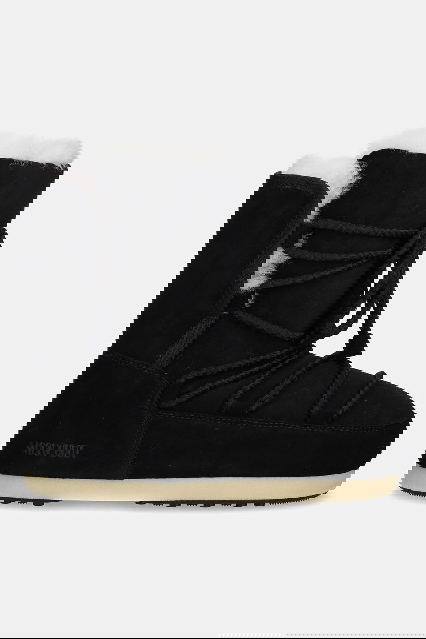 Кецове и обувки Moon Boot EVX Suede Shearling Lined Snow Boots Черно | 80D1470050.N001, 1