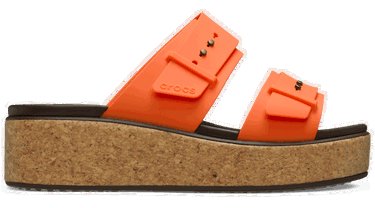 Кецове и обувки Crocs Brooklyn Cork Buckle Sandals Оранжево
 | 211252-2BV, 0