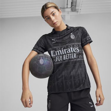 Фланелка Puma AC Milan x Pleasures Jersey Womens Черно | 776065-01, 2