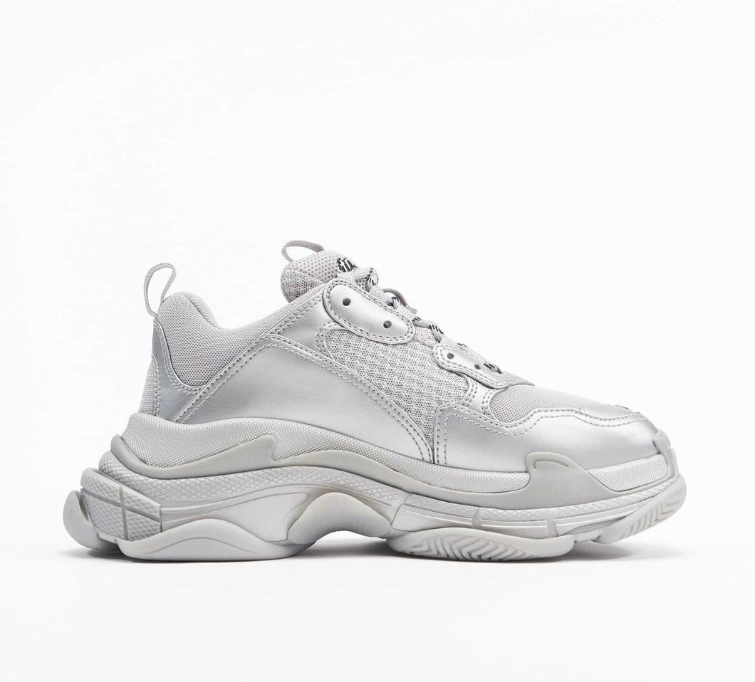Кецове и обувки Balenciaga Triple S Металик | 536737W2FS28100, 1
