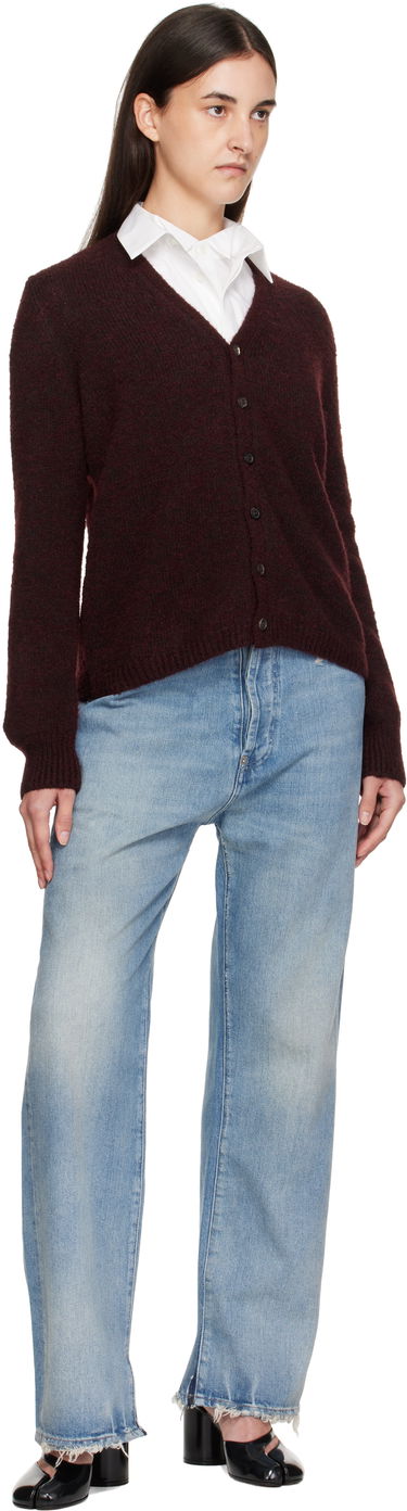 Пуловер Maison Margiela Maison Margiela Wool Cardigan Бургунди | S51HP0023 M13154, 3
