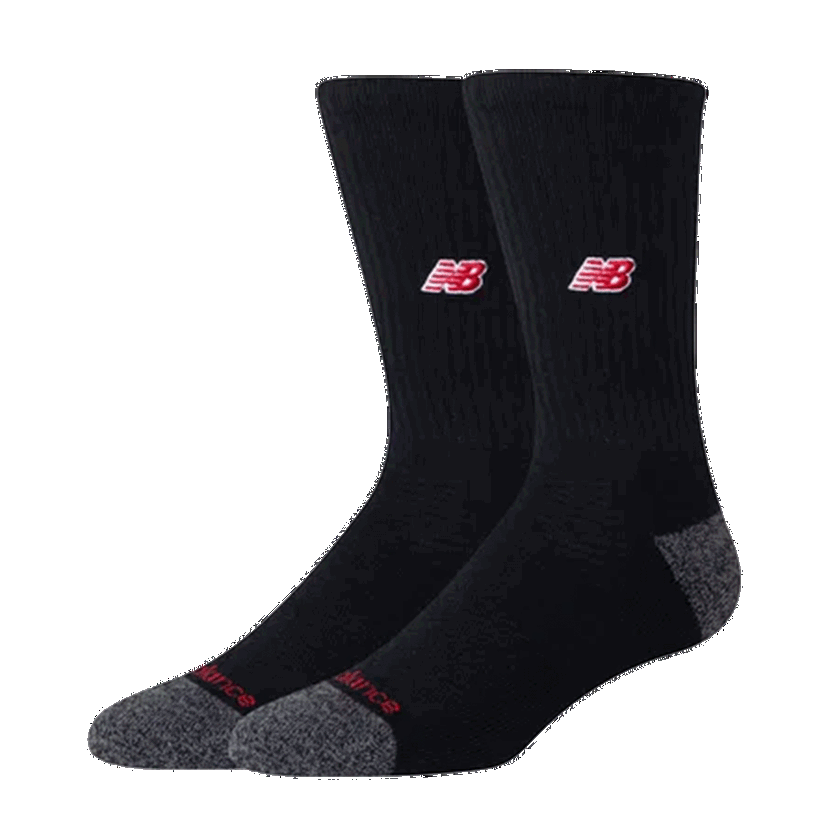 Чорапи New Balance Active Premium Crew Socks 2 Pack Черно | LAS25302-BK