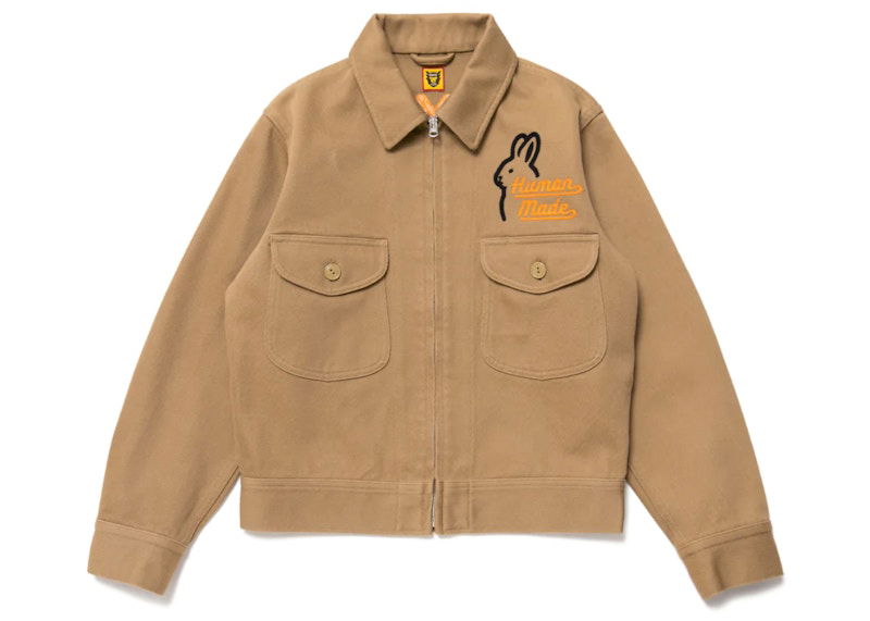 Яке Human Made Work Zip-Up Jacket Бежово | HM24JK008, 0