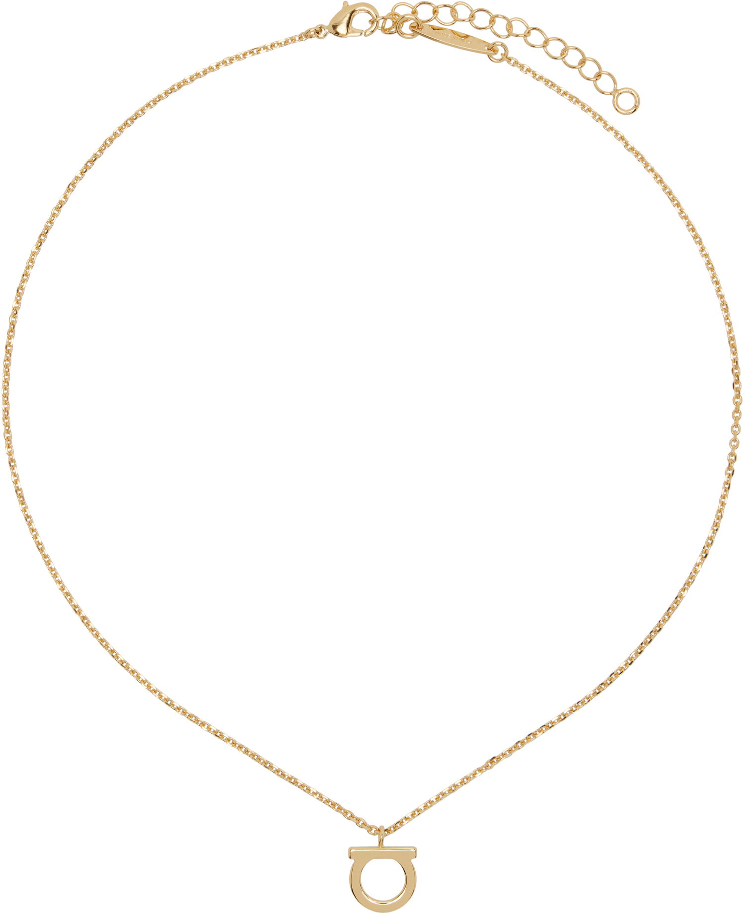 Колие FERRAGAMO Ferragamo Gancio Pendant Necklace Металик | 696658, 0