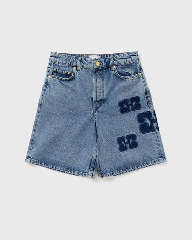 Къси панталони GANNI Patch Denim Shorts women Casual Shorts blue in size:S Синьо | J1435-566, 0
