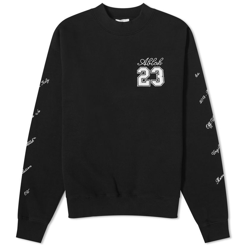 Суитчър Off-White 23 Abloh Sweat Черно | OMBA054S24FLE0091001