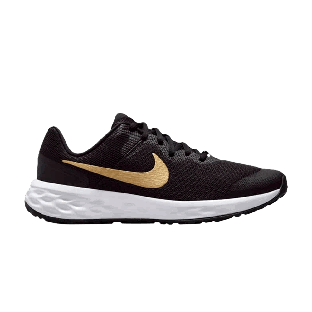 Кецове и обувки Nike Revolution 6 "Black Metallic Gold" GS Черно | DD1096-002, 0